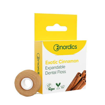 Nordics [Bundle of 3] Nordics Expandable Dental Floss Cinnamon 30metres 3