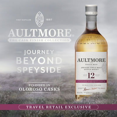 Buy AULTMORE 12 YEAR OLD 500ML 46% Online in Singapore | iShopChangi