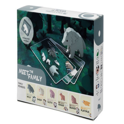 Halftoys HAP007 拼图书套装 动物狼 2