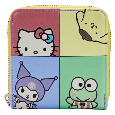 Buy LOUNGEFLY SANRIO HELLO KITTY AND FRIENDS COLOR BLOCK WALLET Online in Singapore iShopChangi