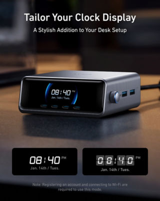 Anker Prime Charger, 250W 6-Port GaN Charging Station A2345 6