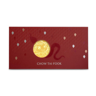 CHOW TAI FOOK 999.9 Pure Gold Bar - Zodiac Snake Abundance in always R35113 3
