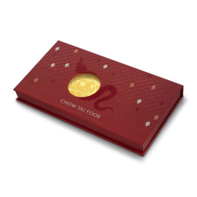 CHOW TAI FOOK 999.9 Pure Gold Bar - Zodiac Snake Abundance in always R35113 4