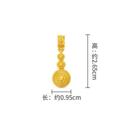 Chow Tai Fook 周大福故宫系列999足金吊坠 - 百转呈祥 R35598 4
