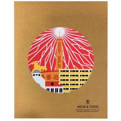 NOW & THEN Mousepad - 3-in-1 Microfibre Architecture Red 2