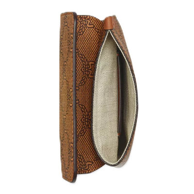 MCM Himmel Crossbody Pouch In Lauretos (Cognac) 3