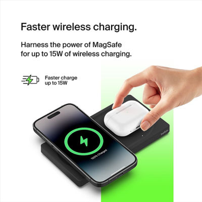 Belkin Magsafe 2-In-1 Wireless Flat Charge Pad 2