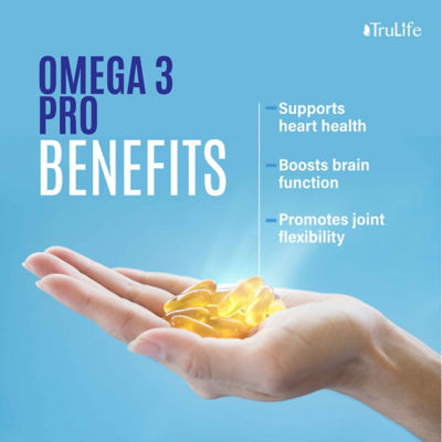 TRULIFE Omega 3·Pro (Double Strength) Fish Oil 60’s 3