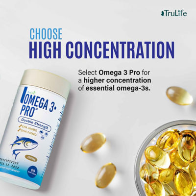 TRULIFE Omega 3·Pro (Double Strength) Fish Oil 60’s 7