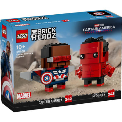 LEGO 乐高 40668 美国队长与红浩克 1
