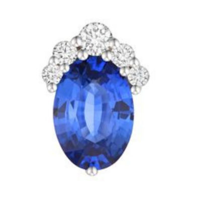 Goldheart Prestigio Blue Enchanting Sapphire Pendant 1