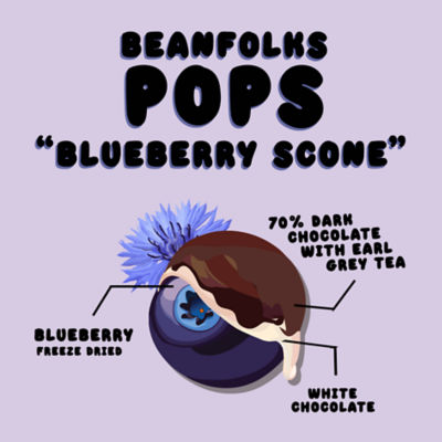 Lemuel Chocolate Beanfolks POPS Blueberry Scone 3