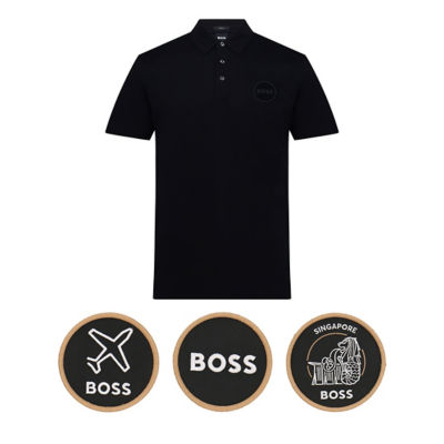 BOSS Travel Retail Exclusive Slim-Fit Polo Shirt In Cotton 3