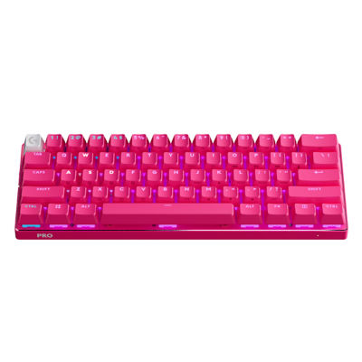 Logitech G 罗技 G Pro X 60 Lightspeed 蓝牙无线 60% 键盘（Gx-棕色） 1