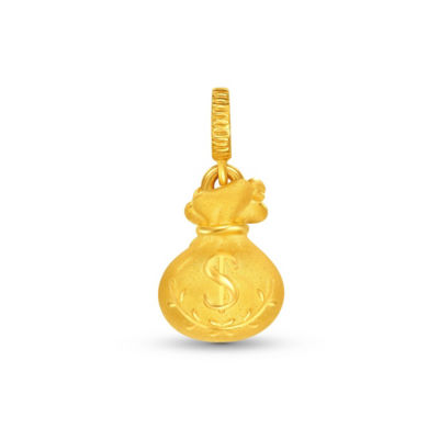 Chow Tai Fook 周大福迪士尼系列999足金吊坠 - 唐老鸭 R35291 2