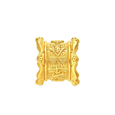 Chow Tai Fook 周大福故宫系列999足金吊坠 - 平安兩字金 R35592 1
