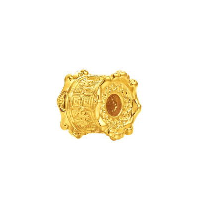 Chow Tai Fook 周大福故宫系列999足金吊坠 - 平安兩字金 R35592 2