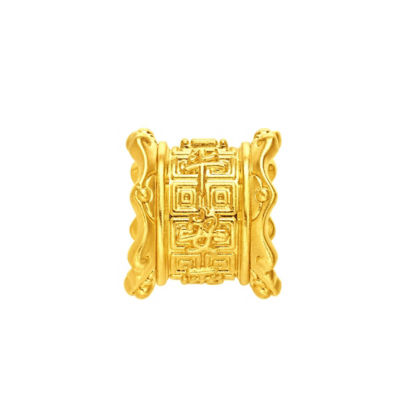 Chow Tai Fook 周大福故宫系列999足金吊坠 - 平安兩字金 R35592 3