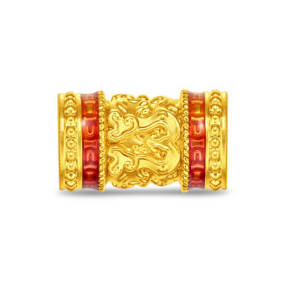 Chow Tai Fook 周大福故宫系列999足金吊坠 - 吉祥安康 (鎏彩) R35641 1