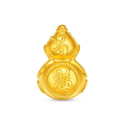 Chow Tai Fook 周大福故宫系列999足金吊坠 - 福祿萬代葫蘆 R35621 3