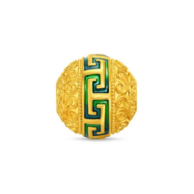 Chow Tai Fook 周大福故宫系列999足金吊坠 - 時來運轉 (鎏彩) R35613 1