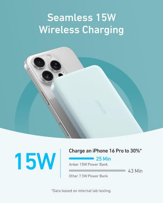 Anker MagGo Ultra-Slim 10000mAh Qi2 Certified 15W CCC Power Bank A1664 4