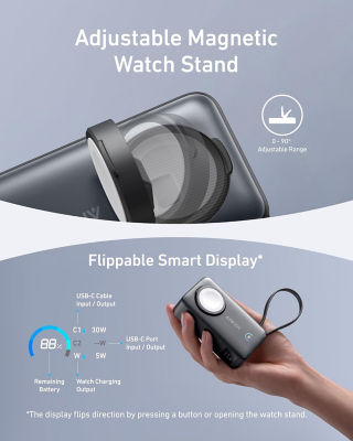 Anker MagGo Power Bank 35W Max PD 10000mAh for Apple Watch A1657 5