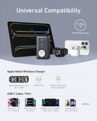 Anker MagGo Power Bank 35W Max PD 10000mAh for Apple Watch A1657 6