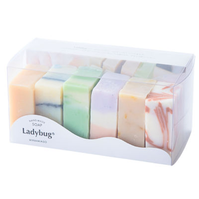 Ladybug Japan Half Soap Assortment Gift Set 6x50g