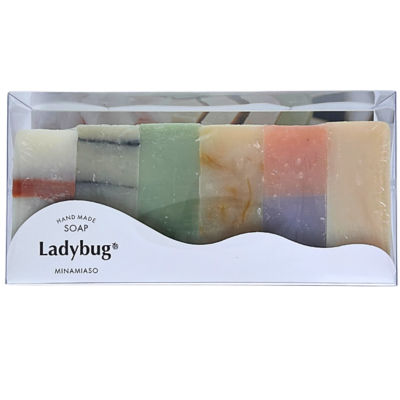 Ladybug Japan Gift Set, Half Soap Assortment 6x50g 3