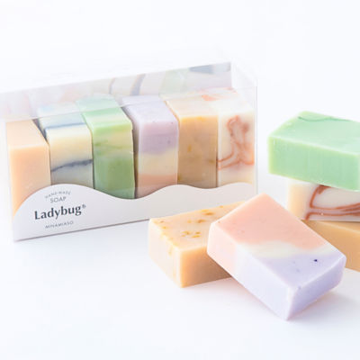 Ladybug Japan Gift Set, Half Soap Assortment 6x50g 4