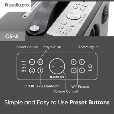 Audio Pro C5 Mark Ii Wireless Multiroom Spealer 6