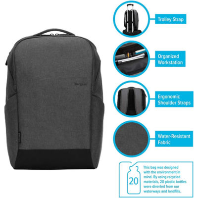 Targus Cypress Ecosmart 15.6" Slim Backpack - Black 8
