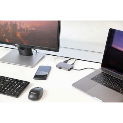 Targus Usb-C 4K Hdmi/Vga Docking Station With 100W Power Delivery Usb-C, Alt-Mode 9