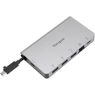 Targus Usb-C Multi-Port Hub With Ethernet Adapter And 100W Power Delivery Usb-C 3