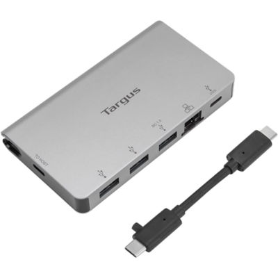 Targus Usb-C Multi-Port Hub With Ethernet Adapter And 100W Power Delivery Usb-C 4