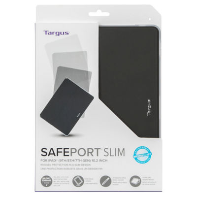 TARGUS iPad的Safeport Slim Slim抗微生物案例（第9，8和7世代）10.2英寸 16