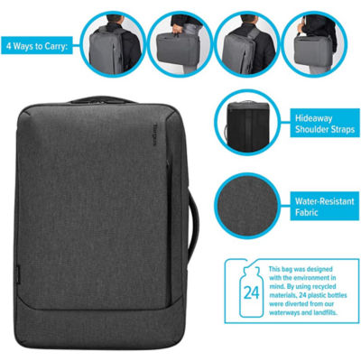 Targus Cypress Ecosmart 15.6" Convertible Backpack - Black 7