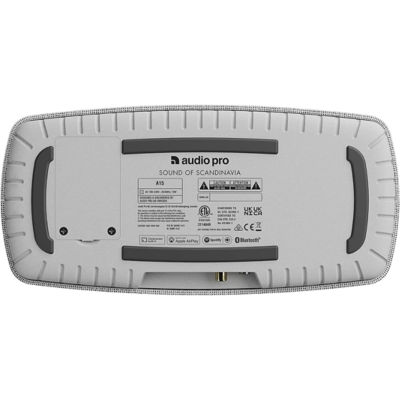 Audio Pro A15 Wireless Multiroom Speaker With Battery Light Grey 9