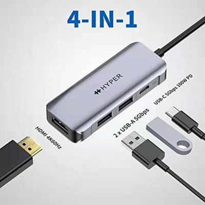 Hyperdrive Hd41 4-In-1 Usb-C Hub 3