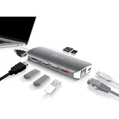 J5Create Jcd384 Usb-C 3.1 Multi Adapter - Vga/Hdmi 2