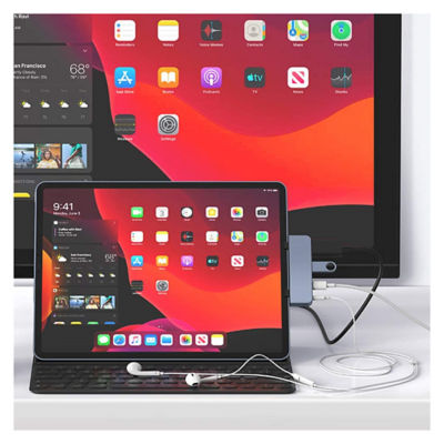 Hyperdrive Hd319E 4-In-1 Usb-C Hub Silver 7