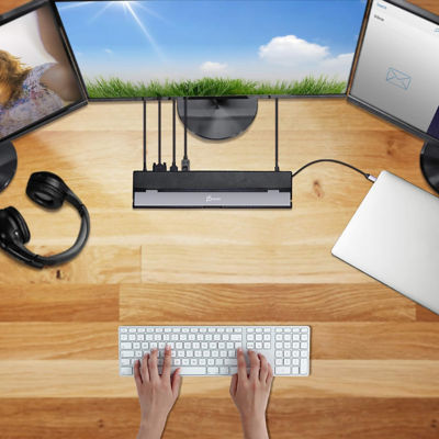 J5Create Jcd543P Usb-C Triple Display Dock W/Ac Adapter 8