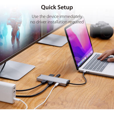J5Create Jcd397 Usb-C 3.2 To 10G 4K60 Trip Disp 11 In 1 7