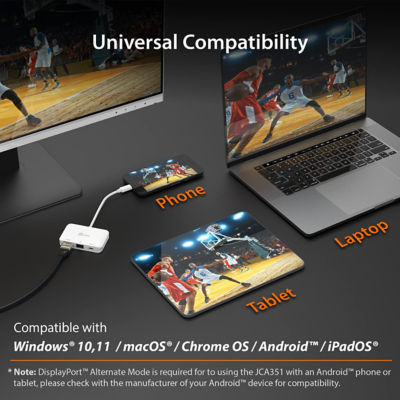 J5Create JCA351 USB-C到4K HDMI以太网适配器 5