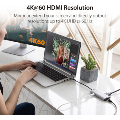 J5Create Jcd392 4K60 Elite Usb-C 10Gbps Travel Dock 3