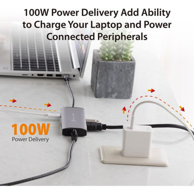 J5Create Jcd392 4K60 Elite Usb-C 10Gbps Travel Dock 6