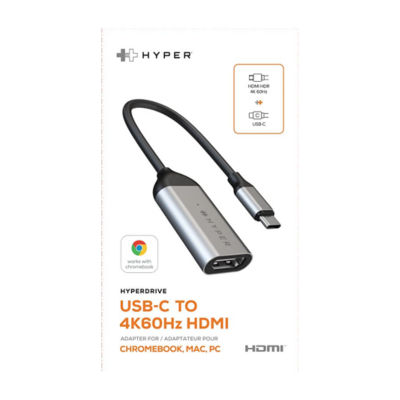 Hyperdrive Hd425A Usb-C To 4K 60Hz Hdmi Adapter 4
