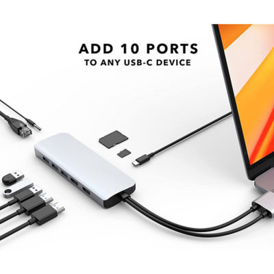 Hyperdrive Hd392 Viper 10-In-2 Usb-C Hub Silver 5