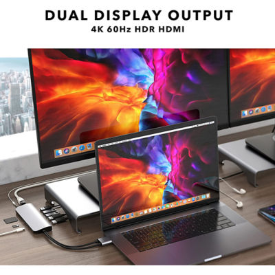 Hyperdrive Hd392 Viper 10-In-2 Usb-C Hub Silver 6